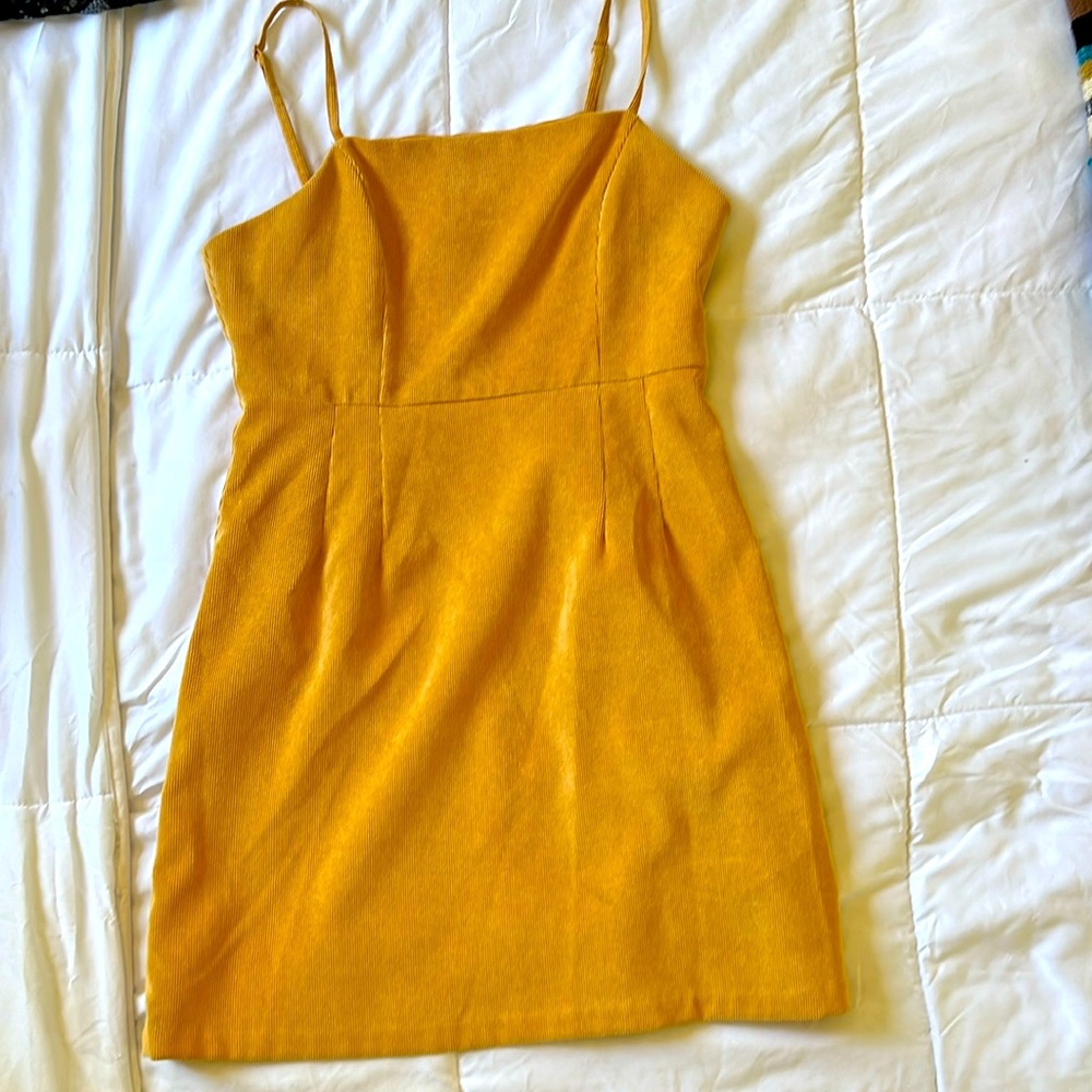 Yellow Mini Dress